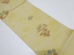 砂子綴れ　霞に箔散らし模様織り出し袋帯